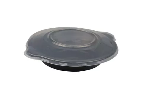 Talerz czarny PEARL PP śr. 220 mm