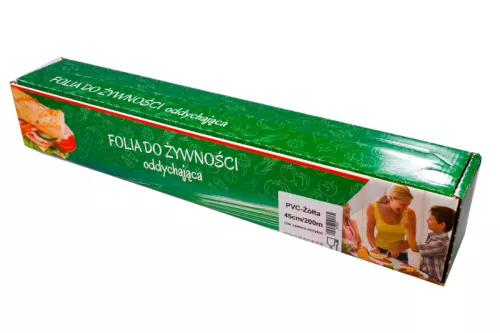 Folia spożywcza w rolkach 45 cm (200m) żółta