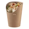 Kubek na tortillę 163ml brązowy, take away