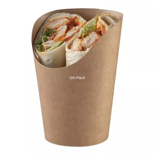 Kubek na tortillę 163ml brązowy, take away