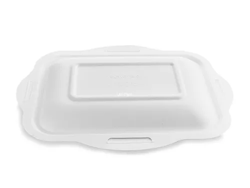 Pojemnik z pulpy trzcinowej seria V5, 42oz/1200ml 250x180x45mm, kompostowalny