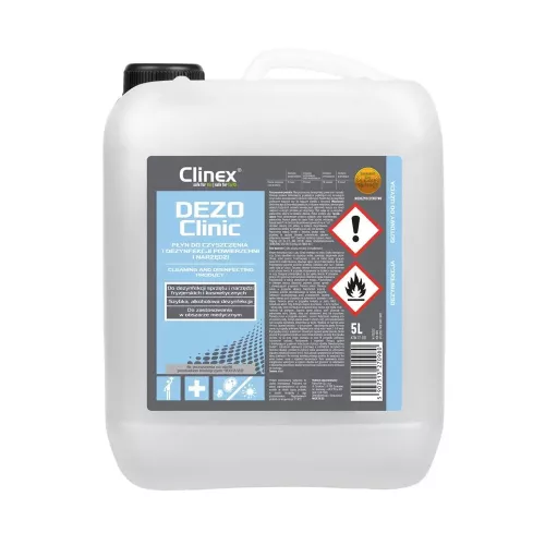 Clinex DEZOClinic 5L - alkoholowy preparat dezynfekująco-myjący
