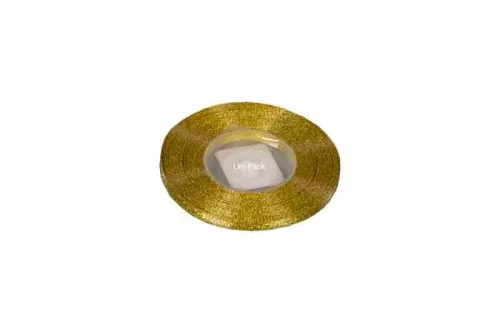 Wstążka brokatowa 6mm/32m złota