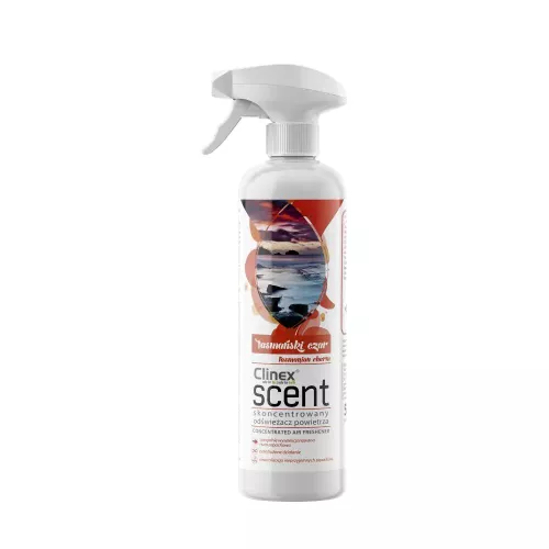 Skoncentrowany odświeżacz powietrza Clinex Scent Tasmański Czar 500ml