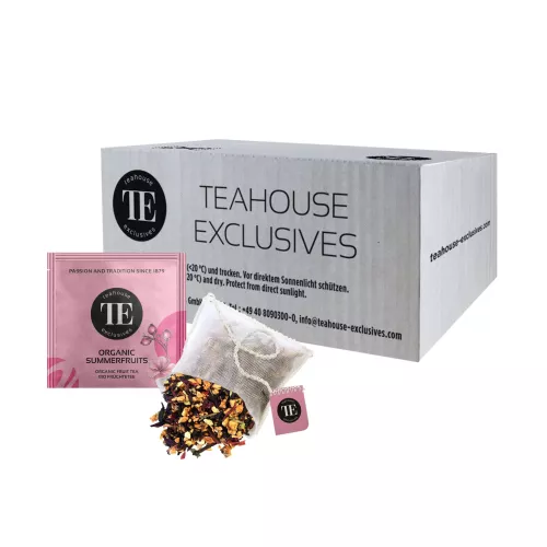 Herbata ORGANIC SUMMERFRUITS 3g : Intensywnie Owocowa Mieszanka - Teahouse Exclusives