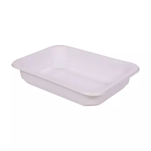Pojemnik 1-komorowy 650 ml 187x137x36 mm MEDIUM PP biały do zgrzewu