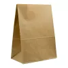 Torba papierowa klockowa brązowa eco/kraft 320x160x420 mm bez uchwytu
