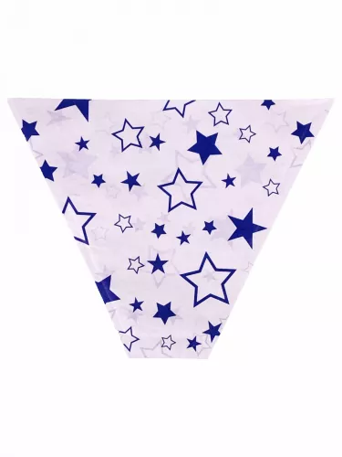 Torebka papierowa na frytki 200 g z nadrukiem uniwersalnym foliowana PE 210x165 mm