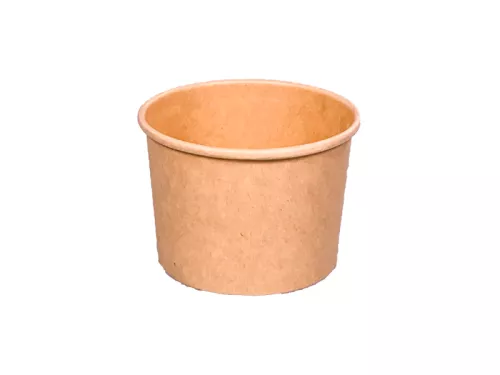 Pojemnik papierowy kraft deserowy 230ml śr. 90mm
