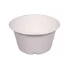 Miska 500ml z pulpy z trzciny cukrowej, biała śr.135mm