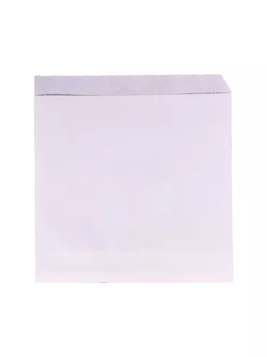Koperta papierowa kebab biała foliowana PE 15x17 cm