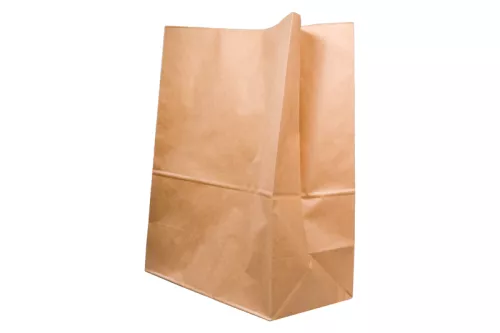 Torba papierowa klockowa brązowa eco/kraft 320x160x420 mm