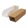BAZA PAPIEROWA NA TACKĘ BRĄZOWO- BIAŁA UNIBOX 300*80*80 MM A200