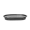Koszyk do serwowania 275x175x38 mm czarny - 6 sztuk