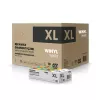 Rękawice winylowe bezpudrowe - XL - białe