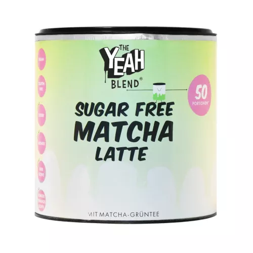 Sugar Free Matcha Latte powder 250g - baza latte - The Yeah Blend