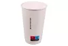 Kubek papierowy 2-warstwowy biały 400ml/16oz śr 90 mm (z logo żółw)