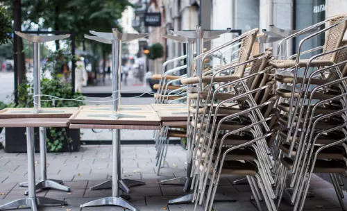Fotel ogrodowy ALU-BISTRO czarny, aluminiowa rama, rattan syntetyczny