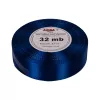 Wstążka satynowa 25mm/32m granatowa