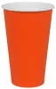 Kubek papierowy POMARAŃCZOWY 400ml śr. 90mm