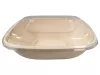 Miska kraft kwadratowa z pulpy 216x216x61 mm 1500 ml
