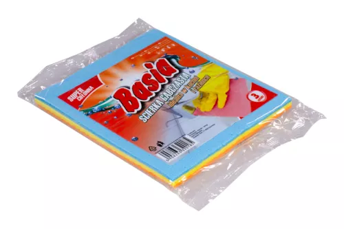 Ścierki gąbczaste mix 3 kolorów