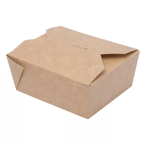Pudełko papierowe 750 ml lunch box średnie 140x100x50 mm, 100% papier