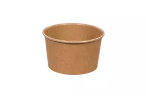 Wieczko PET do poj. sałatkowego kraft 320/500/600 ml śr. 120 mm