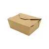 Pudełko papierowe 1150 ml lunch box 150x120x65 mm kraft, szczelne, powlekane PE