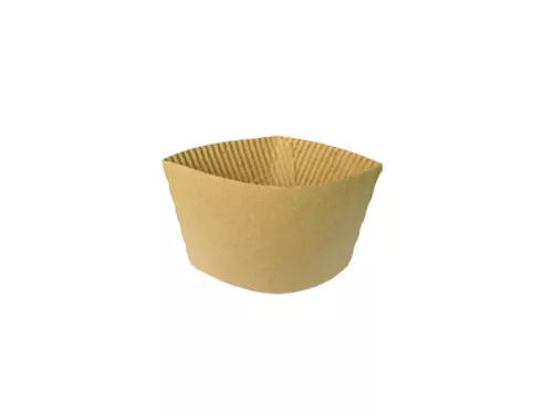 Ochraniacz termiczny na kubki papierowe 200/250ml brązowy