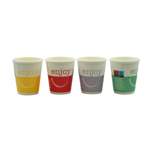 Kubek papierowy enjoy 2-warstwowy 200 ml (z logo żółw)