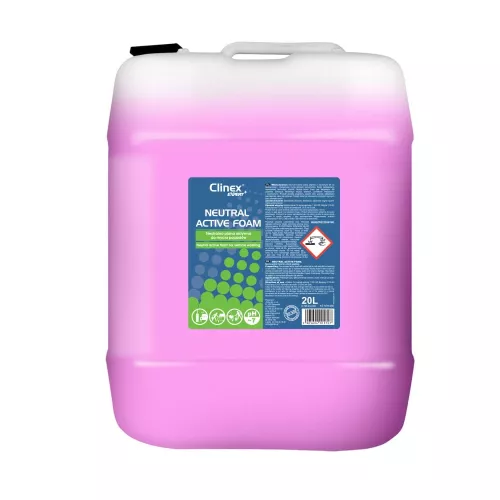CLINEX NEUTRAL ACTIVE FOAM - NEUTRALNA PIANA AKTYWNA DO MYCIA POJAZDÓW 20 L