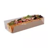 Kartonik hotdog/ zapiekanka dł. 250mm brązowy