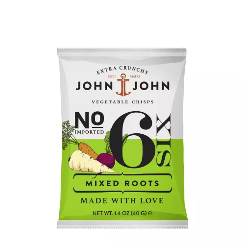 Naturalne chipsy warzywne John&John 40 g - No.6 MIXED ROOTS