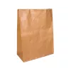 Torba papierowa klockowa brązowa eco/kraft 220x105x280 mm bez uchwytu