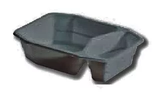 Tacka PP HMR 700/200ml 215x148x50 mm Czarna 2-Komorowa do zgrzewu (Duni 133706)