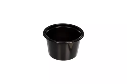 Pojemnik do sosów 80 ml czarny śr. 65 mm