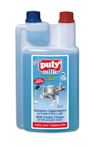 Puly MILK PLUS - płyn czyszczący do spieniaczy do mleka 1l