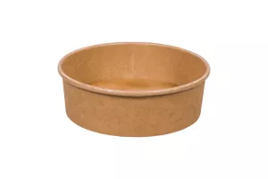 Wieczko PET do poj. sałatkowego kraft 500/750/1000 ml śr. 149 mm