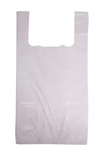 Reklamówka zrywka / Torba foliowa biała 30x55cm 13my