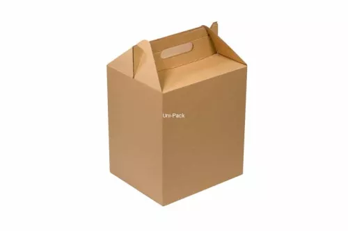 Pudełko cateringowe z uchwytem DIETA BOX na zestawy obiadowe 23x19x26/31 cm