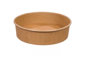 Wieczko PET do poj. sałatkowego kraft 850/1100/1300 ml śr. 184 mm