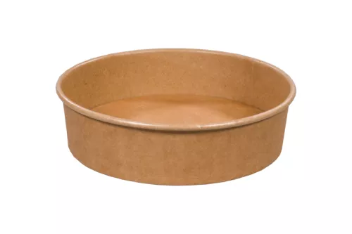 Wieczko PET do poj. sałatkowego kraft 850/1100/1300 ml śr. 184 mm