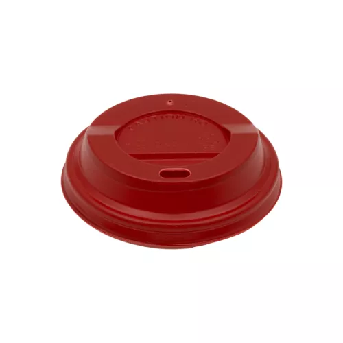 Wieczko bordowe śr. 80 mm do kubków papierowych 200ml