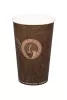 Kubek papierowy 1-warstwowy drink & enjoy 400ml/16 oz śr. 90 mm (z logo żółw)