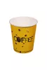 Kubek papierowy 1-warstwowy coffee & tea 200ml/9 oz śr. 80 mm (z logo żółw)