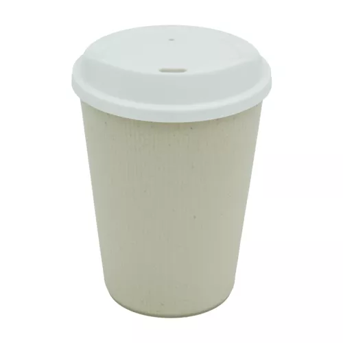 Kubek THERMO 430 ml PP wielokrotnego użytku, beżowy, śr.90 mm