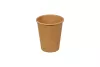 Kubek papierowy 1-warstwowy brązowy / kraft 200 ml śr. 80 mm