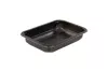 Pojemnik obiadowy 187x137x36mm 650ml NIEDZIELONY MEDIUM gładki czarny (W1/601)