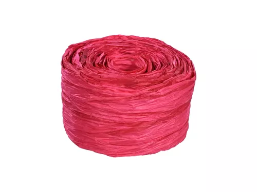Wstążka papierowa 5cm różowa